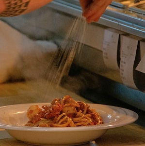 salting pasta